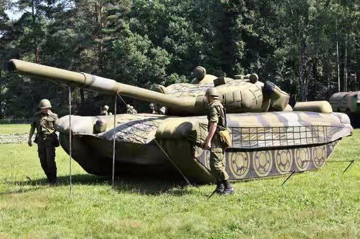 安徽部队充气坦克
